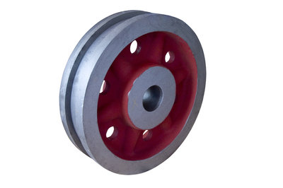 Travelling wheel<br/>Purpose: Crane<br/>Weight: 340 kg<br/>Material: GS 42 CrMo4V